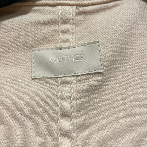 MOTHER Cream Denim Jumpsuit One Piece NWOT - Picture 6 of 12